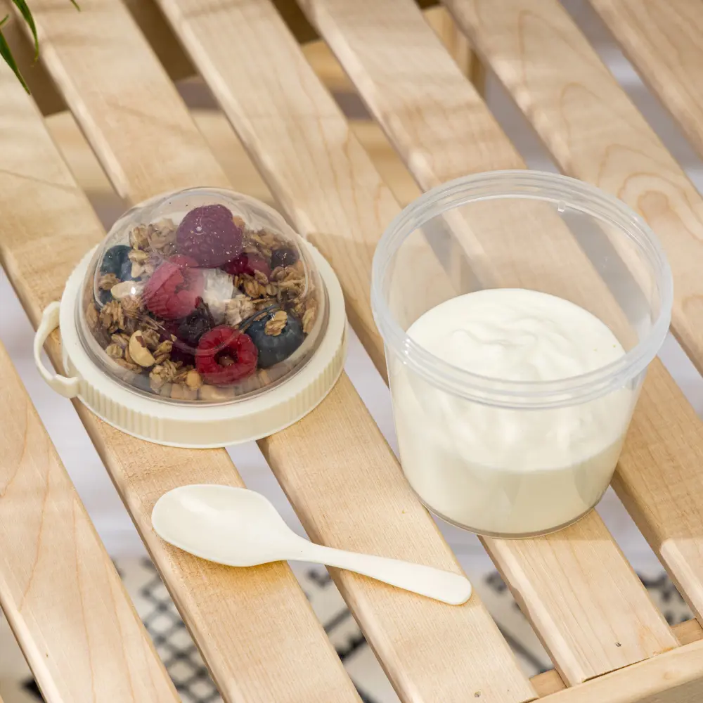 Контейнер для завтрака Idi Land 450 мл пластик прозрачный STLM-2033288 - Вид №3