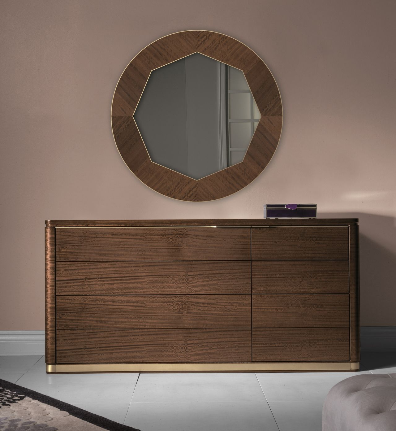 Настенное деревянное зеркало с рамкой Hurtado Evolution ARCH-00126098 - Вид №3