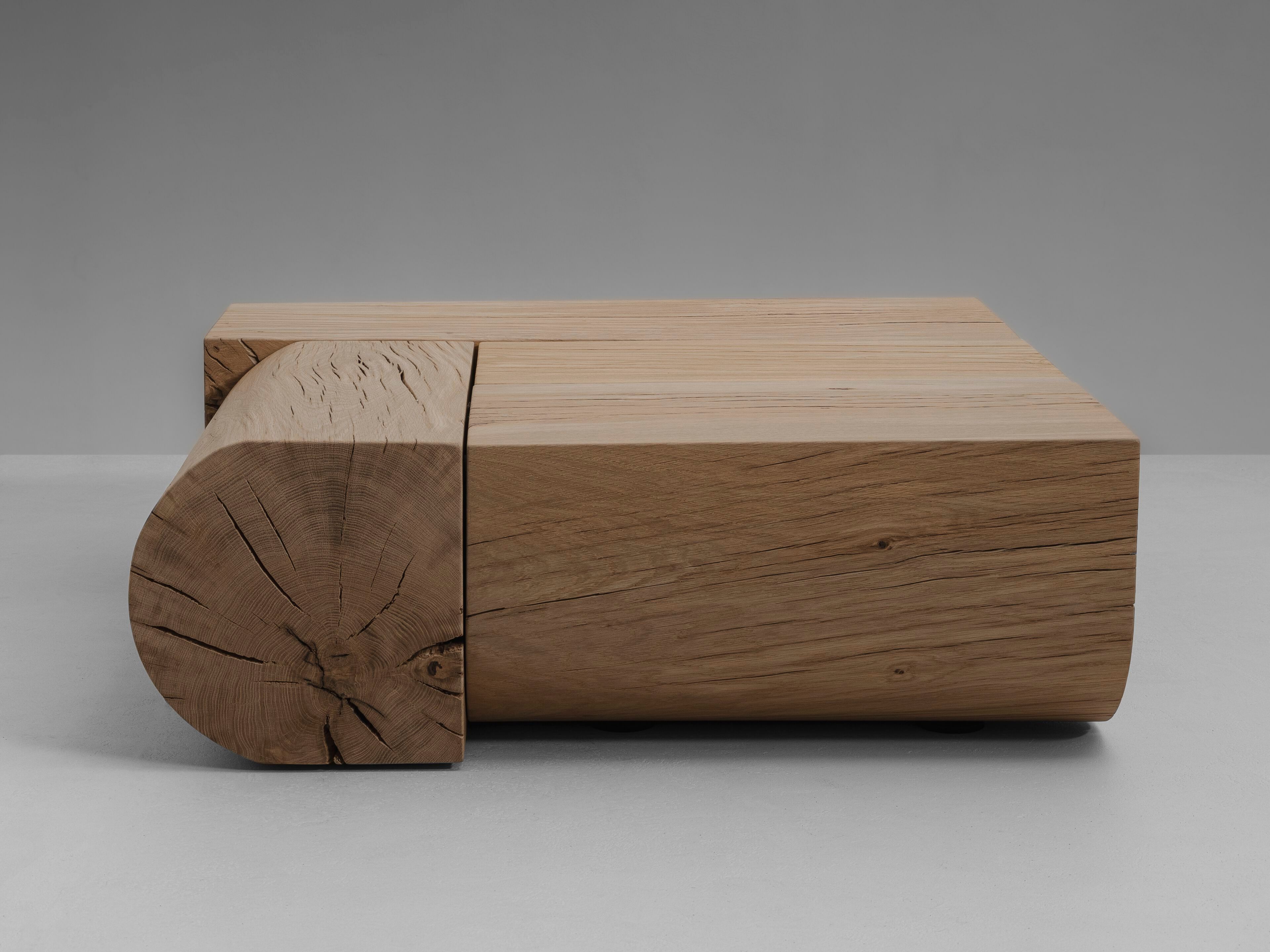 Квадратный журнальный столик из дуба Van Rossum Adjacencies ARCH-00113421