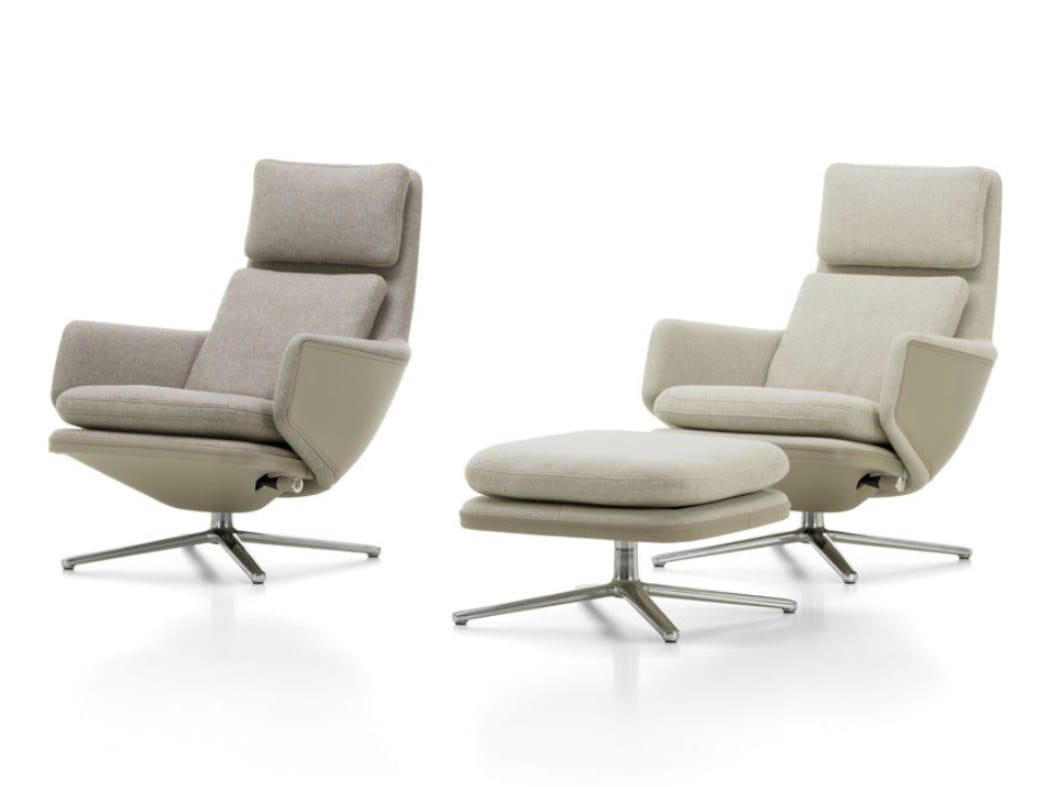 Ткань спиц кресло с подлокотниками VITRA Grand Relax ARCH-00109996 - Вид №10