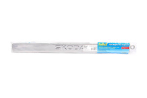 16051088 Накладки внутренних порогов SKODA Kodiaq, штамп SKODA нержавеющая сталь комплект 6 шт. NPS-102 Dollex