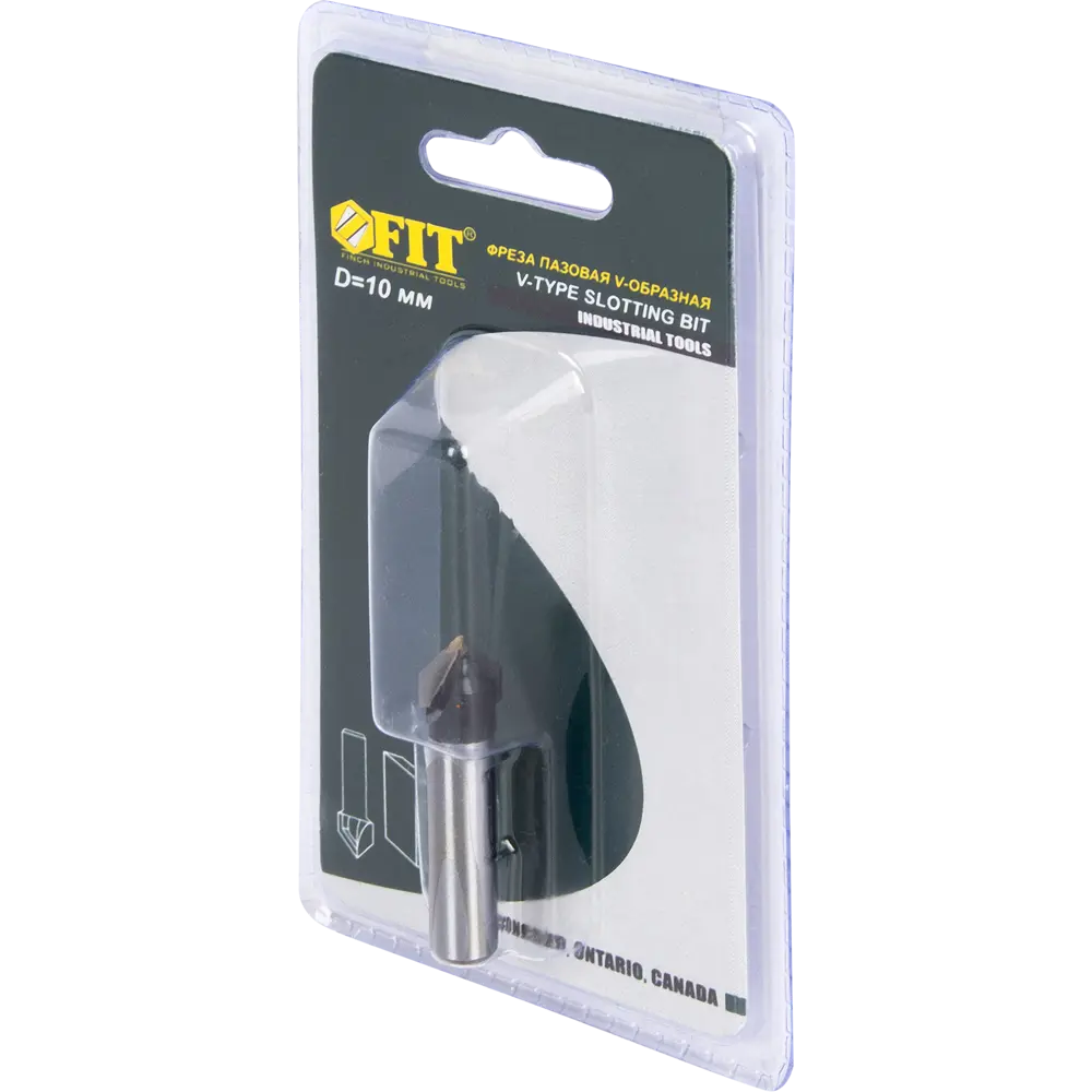 Фреза пазовая V-образная Fit 36652, 10x10x42 мм STLM-2127832 - Вид №2