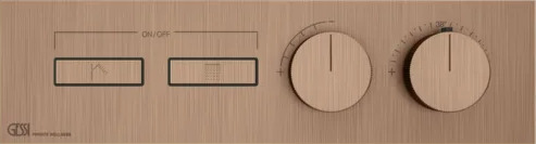 Смеситель для душа 63012 708 Gessi Hi-fi МЕДНЫЙ МАТОВЫЙ PVD