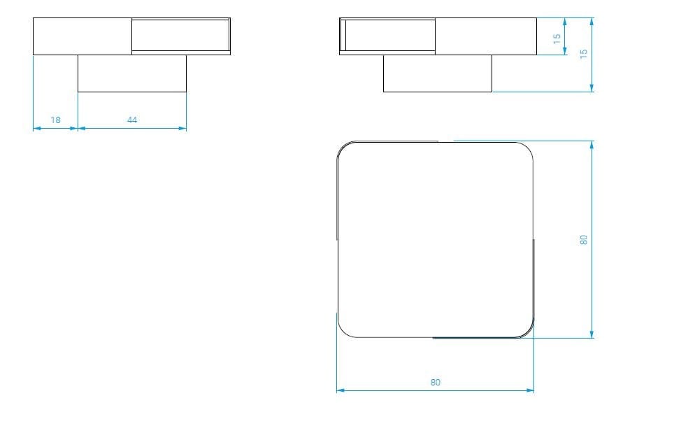 Прямоугольный журнальный столик из дерева и стекла в стиле 70-х годов для гостиной RED EDITION LOUNGE ARCH-00042019 - Вид №15