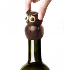 QL10219-BN Пробка для бутылки owl Qualy