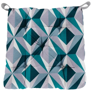 Сидушка «Ромбы» 40x35 см цвет мультиколор