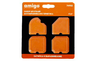 18451189 Набор шпателей для выравнивания 4 шт 74902 AMIGO