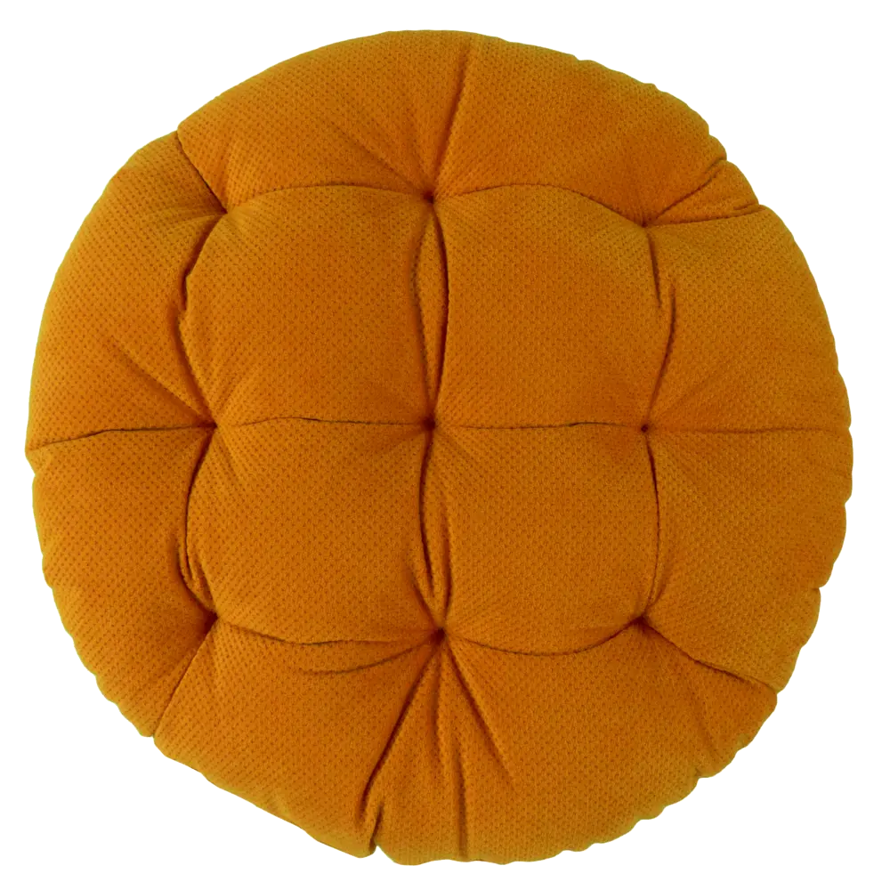 Подушка для стула Грид ø37 см цвет бронзовый 82832866 STLM-2180655 LINEN WAY 