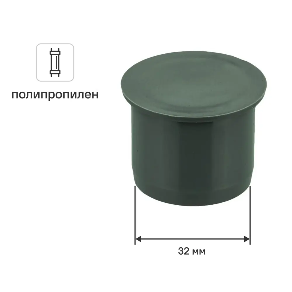 Заглушка Pro Aqua 32 мм полипропилен STLM-2129678