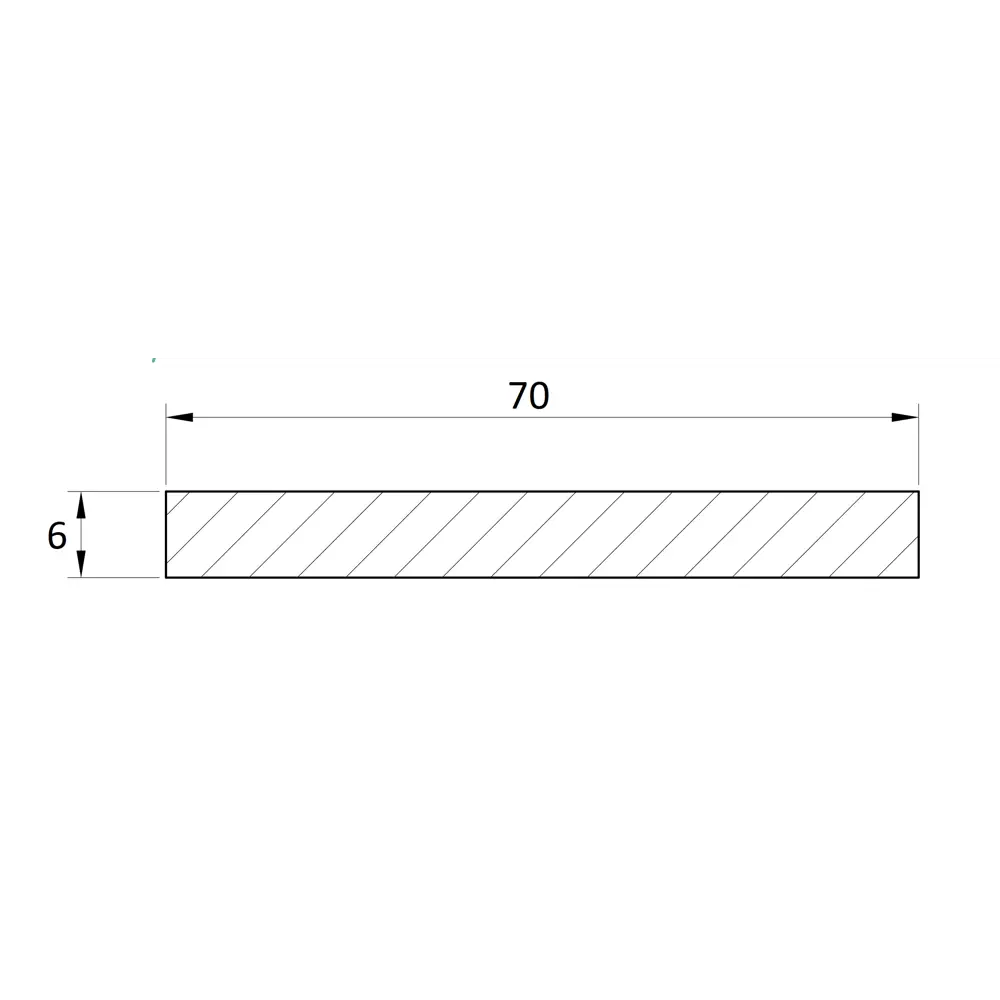 Наличник Стелла 2140х70x6 мм эмаль цвет белый (комплект 5 шт.) 82399820 STLM-2117469 VFD  - Вид №2