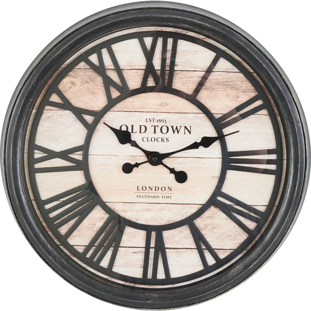 Часы настенные Atmosphera Retro Factory 167076 пластик, цвет коричневый STLM-2036818 - Вид №1