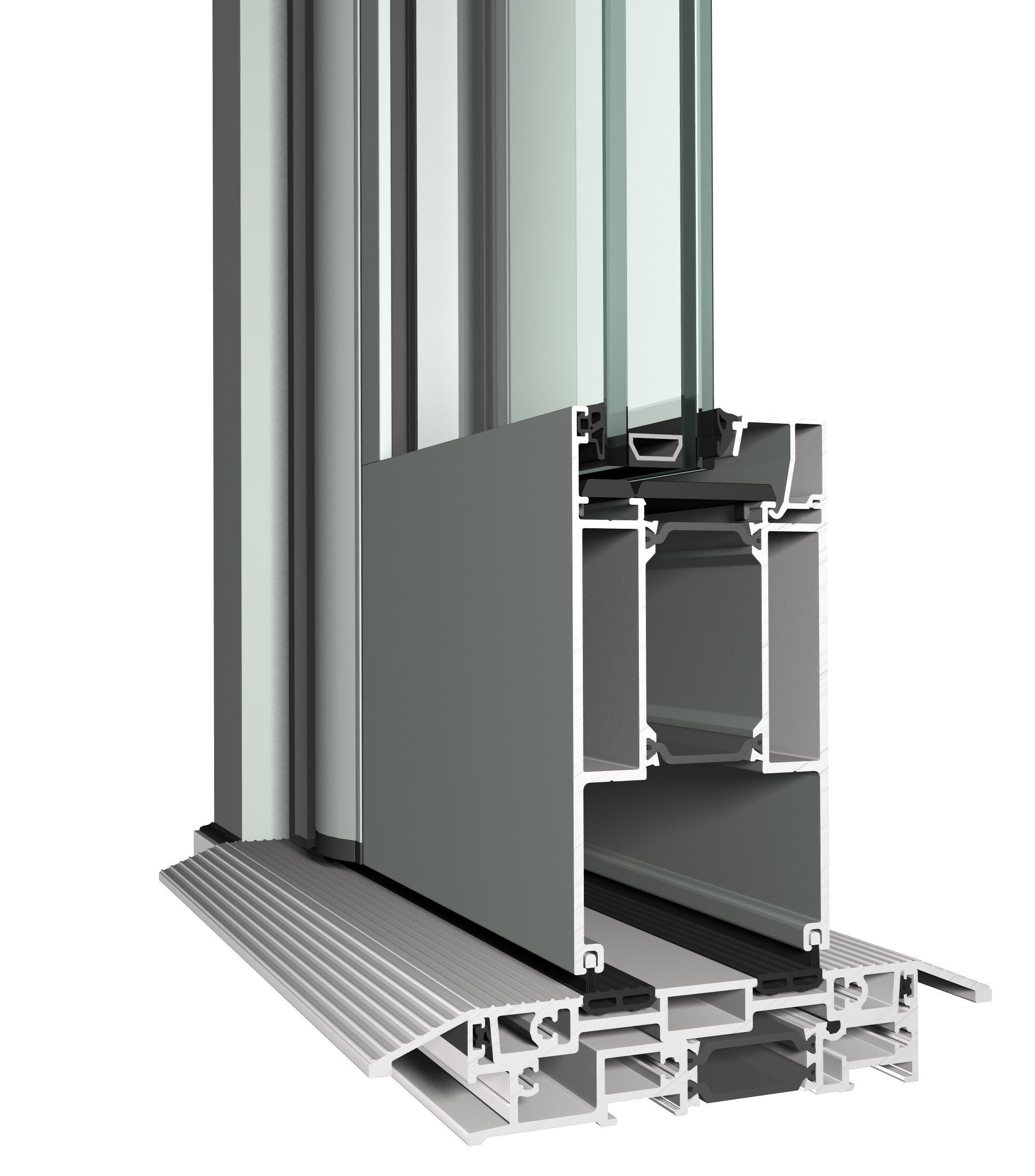 Система коммерческих дверей и витрин Reynaers Aluminium VISION 7 ARCH-00068647 - Вид №4