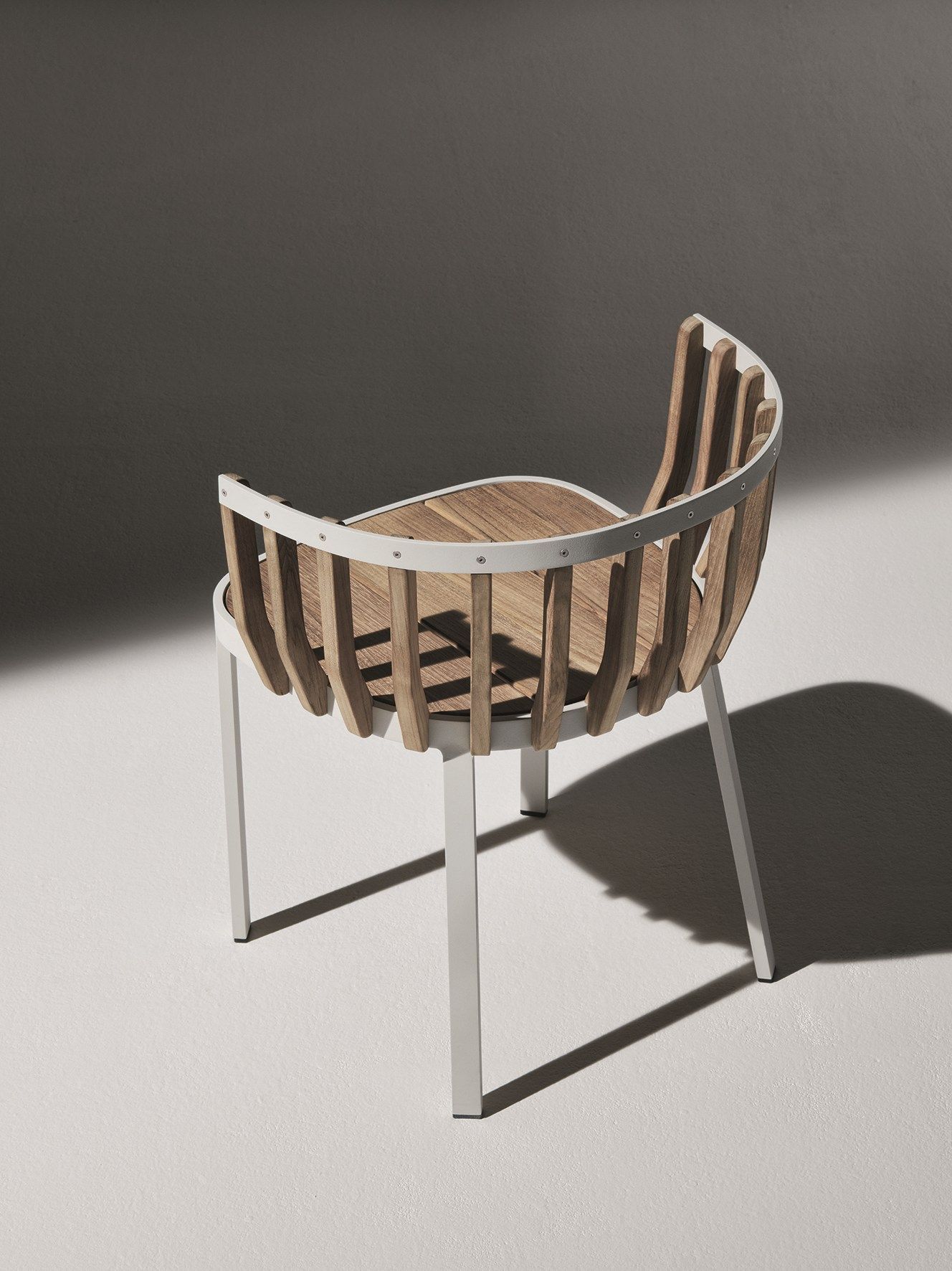 Стул для сада из тикового дерева с подлокотниками Ethimo ARCH-00131586 - Вид №19