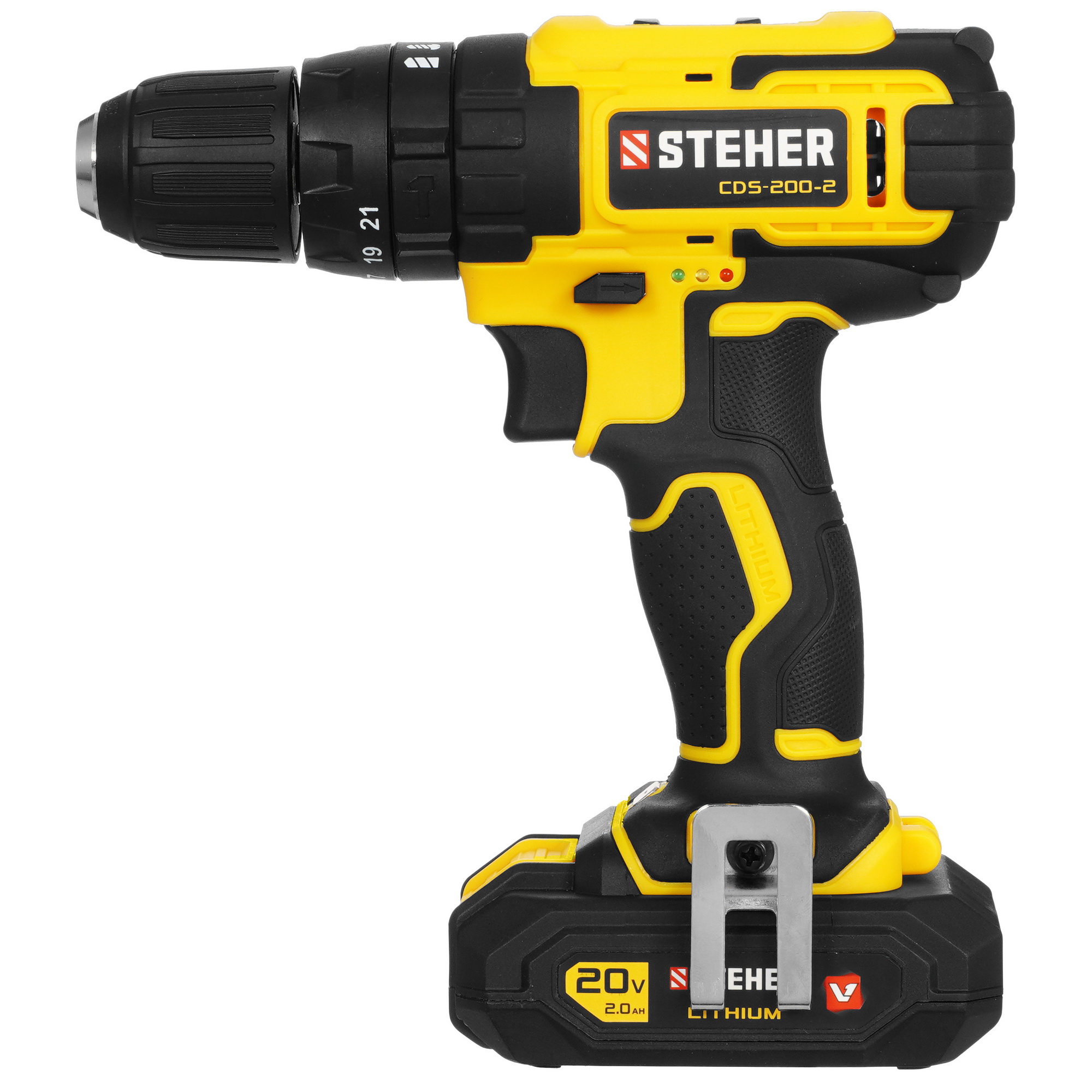 Дрель-шуруповерт STEHER CDS-200-2 9963360 STDN-0124899
