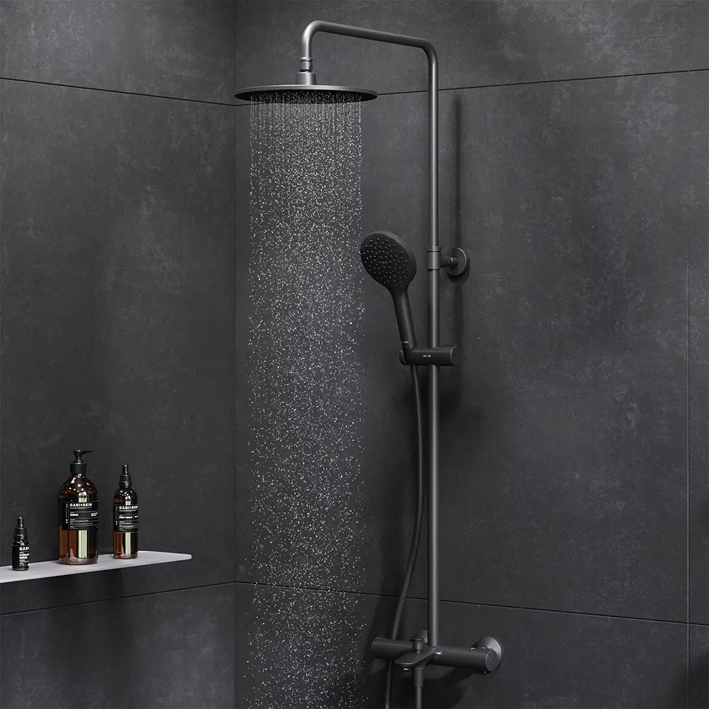 Душевая стойка AM.PM Moxie с термостатом и тремя режимами 87707672 STLM-1543751 - Вид №15