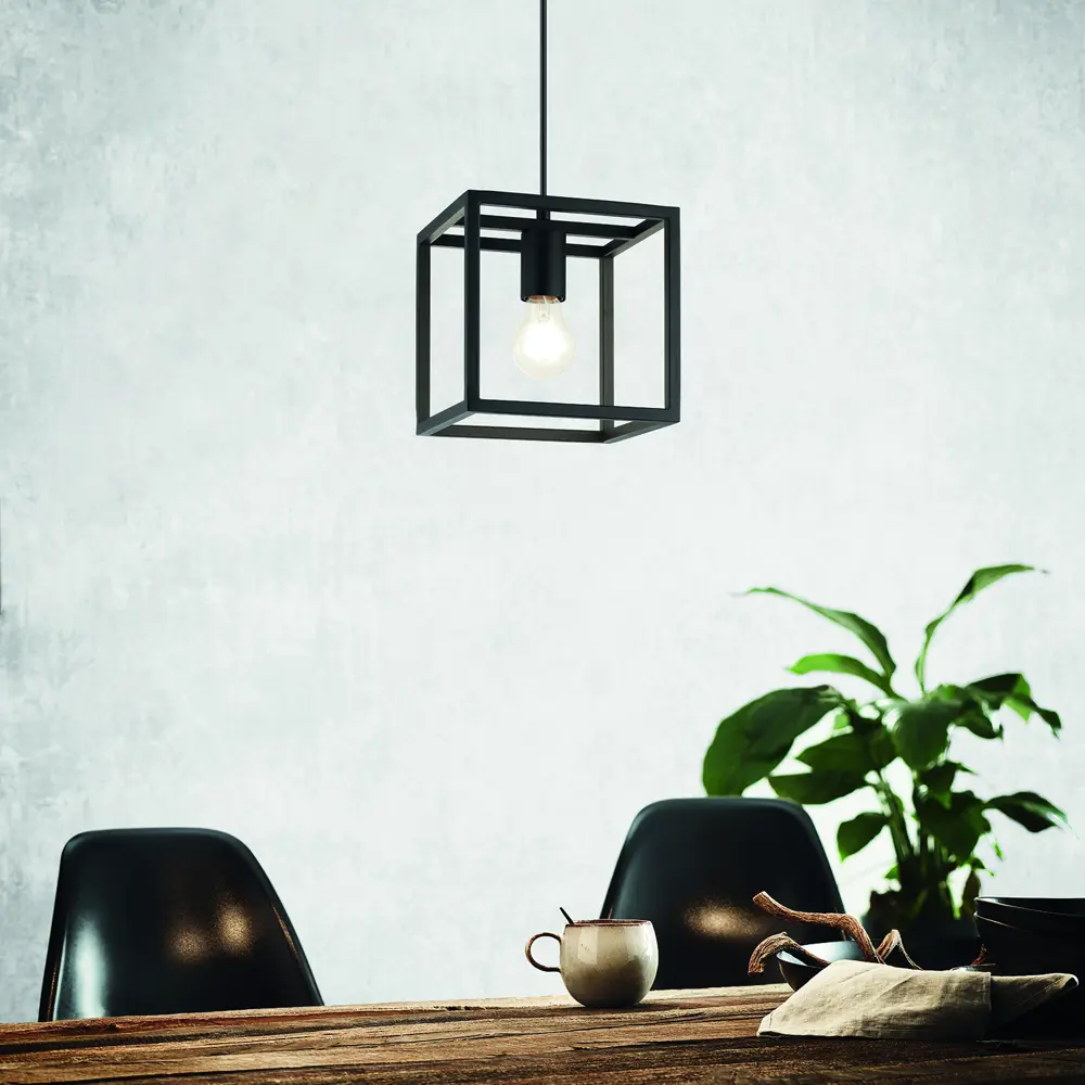 Светильник подвесной Eglo Eldrick 1 лампа 3 м² цвет черный STLM-2086157 - Вид №3