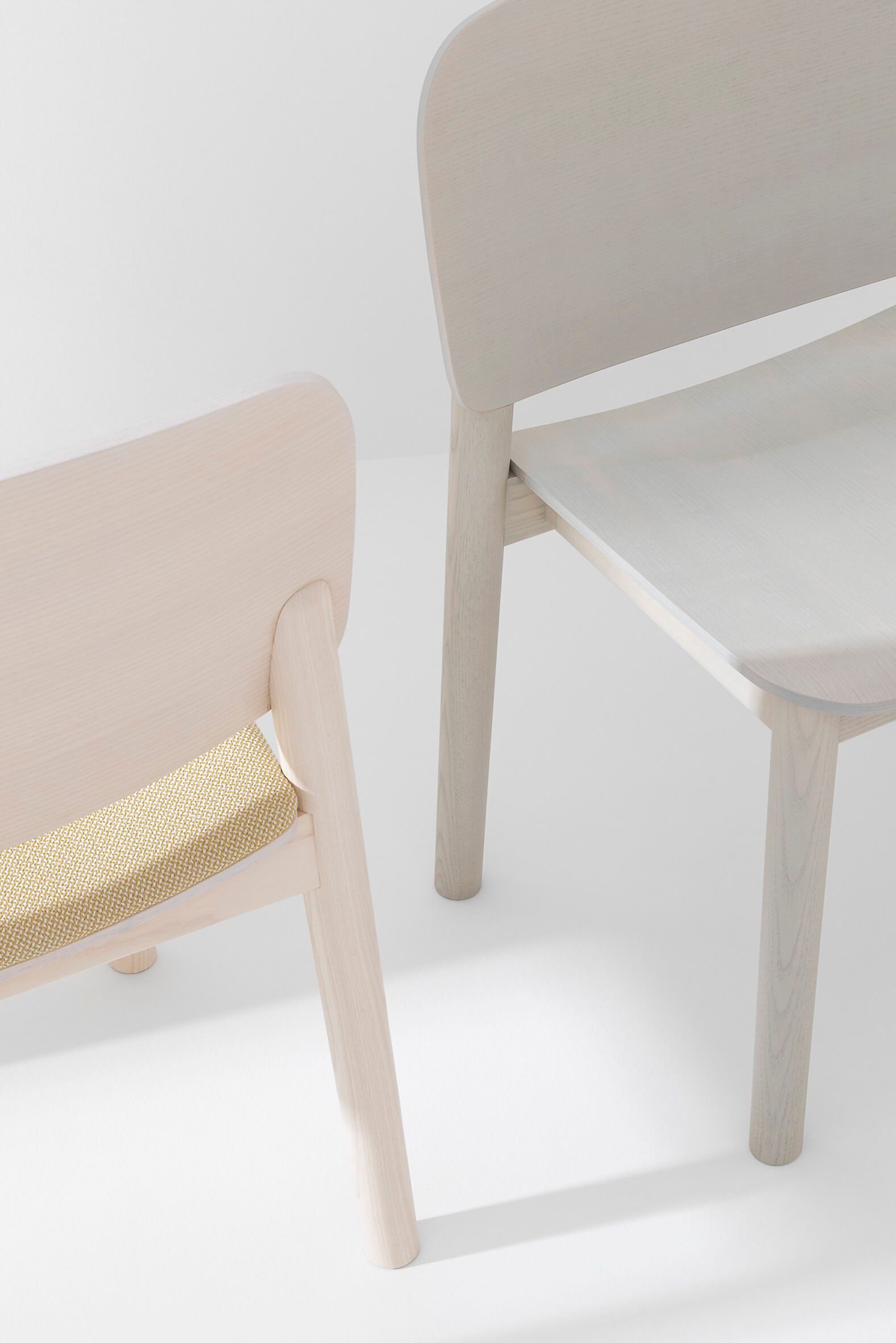 Штабелируемый стул из ясеня с мягким сиденьем Billiani ARCH-00120784 - Вид №4