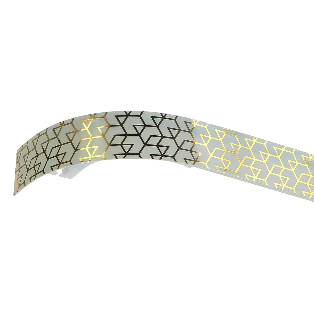 Карниз двухрядный «Модерн» золото цвет белый 160см DOMLEGRAND STLM-2004111