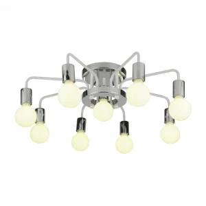 Потолочная люстра Arte Lamp A6001PL-9WH ARTE LAMP ДИЗАЙНЕРСКИЕ 184482 Хром