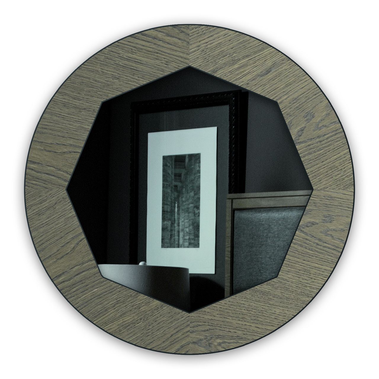 Настенное деревянное зеркало с рамкой Hurtado Evolution ARCH-00126098 - Вид №2