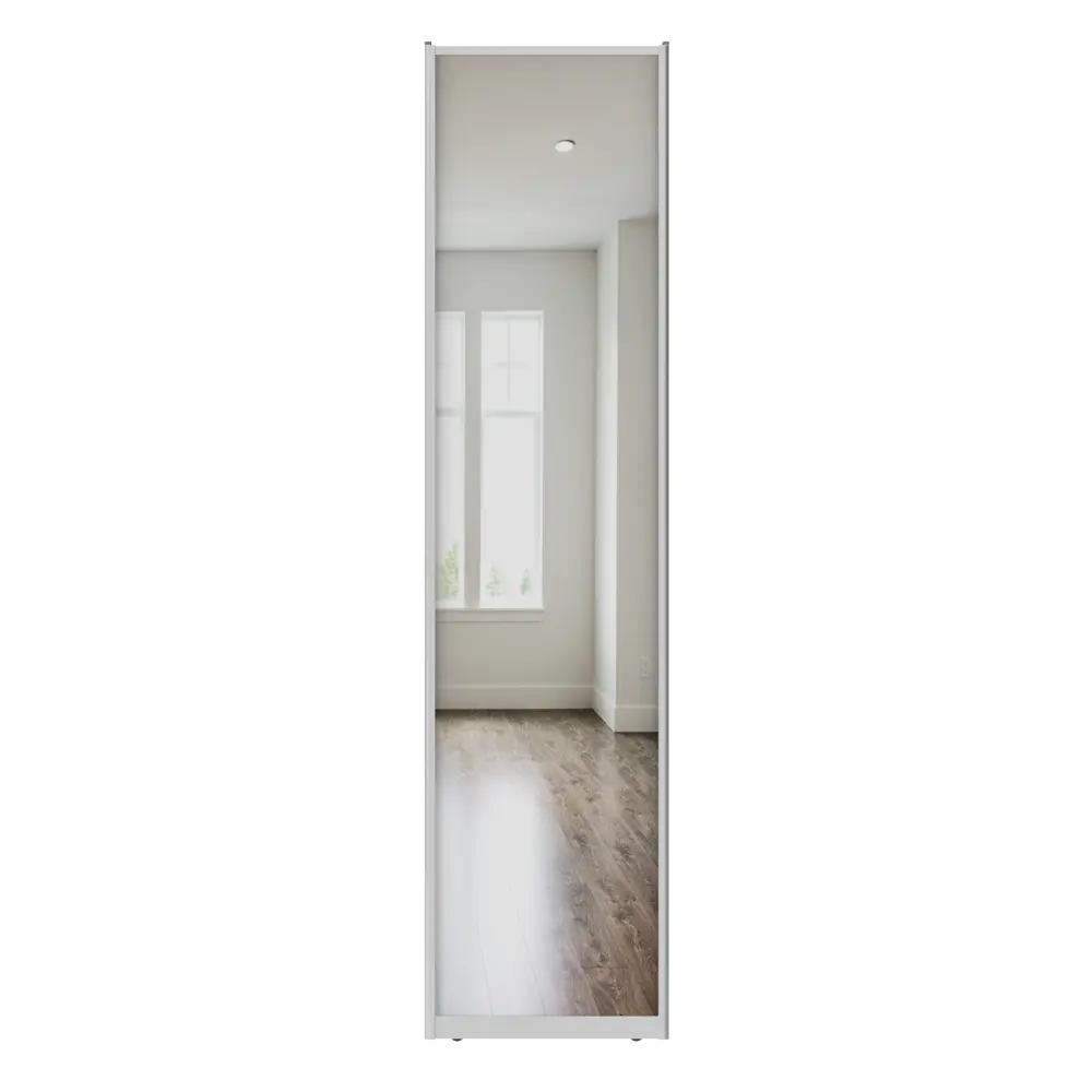 Дверь-купе KONSENSA 244.5x60.4 см с зеркалом профиль матовое серебро STLM-2045183 - Вид №1
