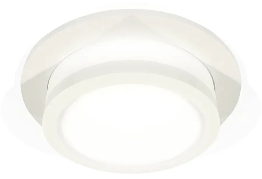 91627732 Комплект точечных светильников встраиваемых светодиодных Ambrella light Xc7621041 2 м² под отверстие 8 см цвет белый STLM-0923474