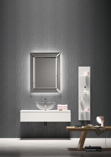 Q'in Стеклянная полка для ванной H24 Mm120l - Вид №1