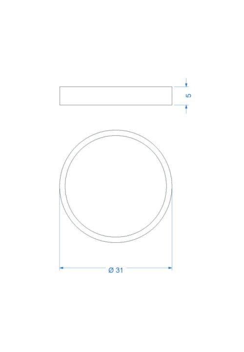 Алюминиевый настенный светильник / потолочный светильник EGOLUCE SELENE ARCH-00029421 - Вид №5