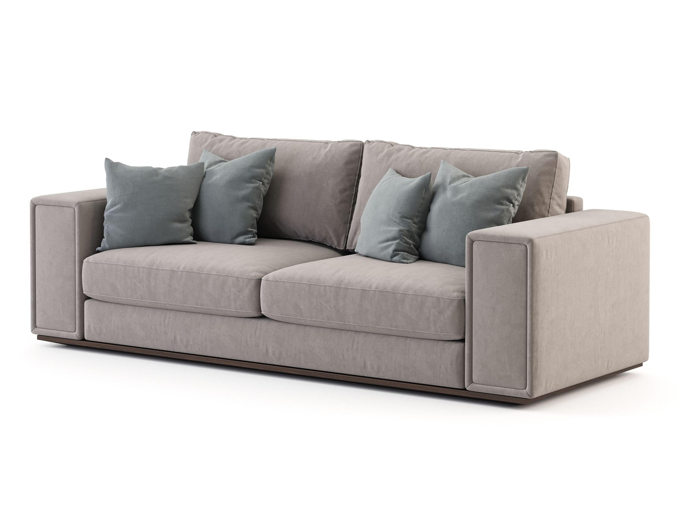 2-местный бархатный диван Stylish Club Sublime ARCH-00028046