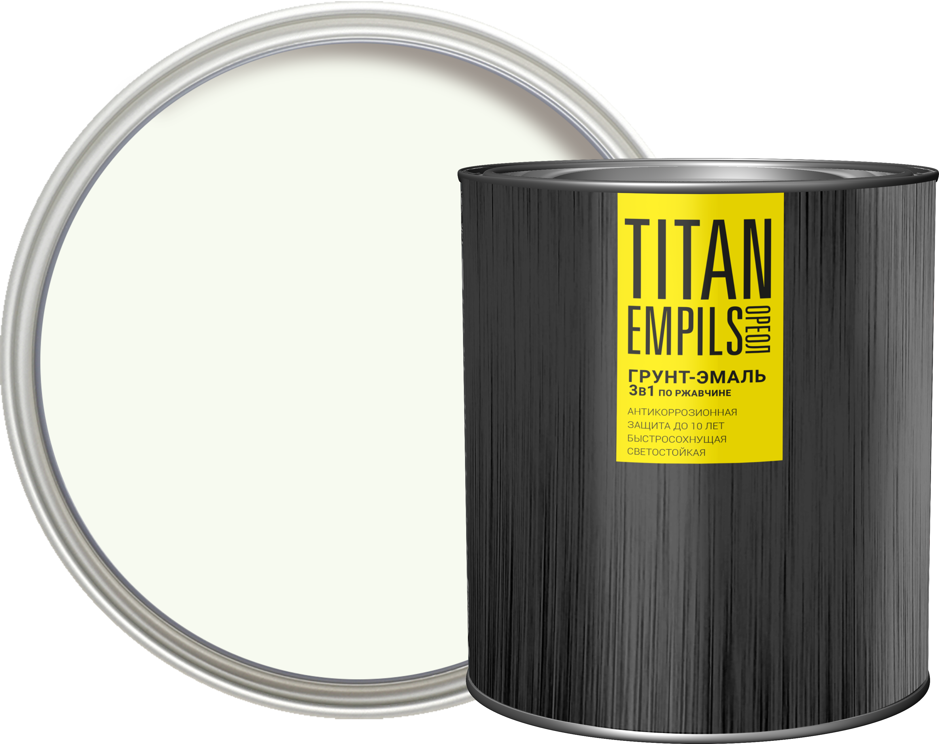 84439770 Грунт-эмаль по ржавчине Titan цвет белый 2.7 кг STLM-0050074 ОРЕОЛ