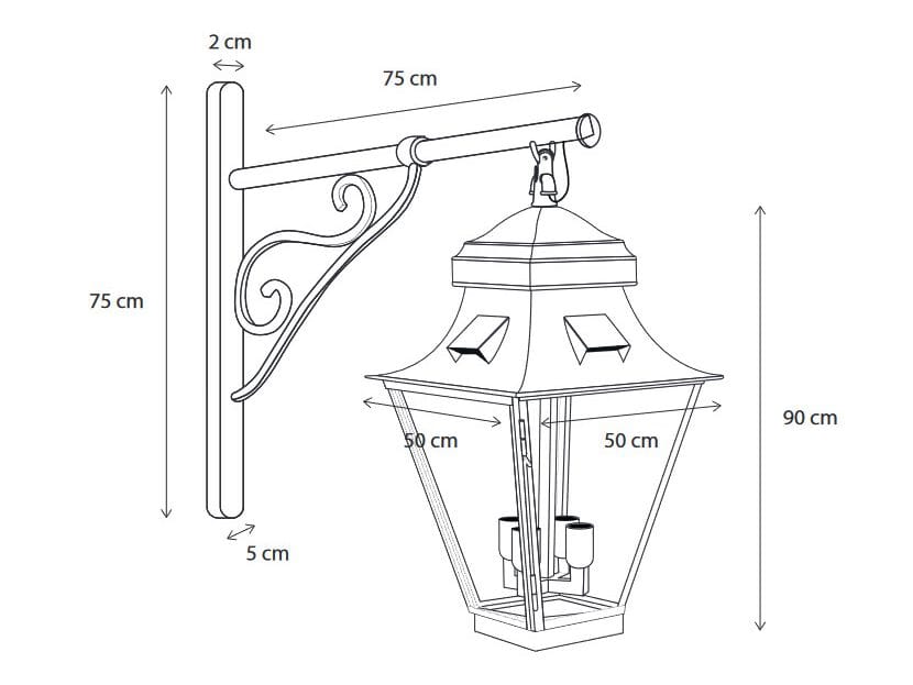 Латунь открытый настенный светильник Authentage Lighting Gracieuze ARCH-00008496 - Вид №1