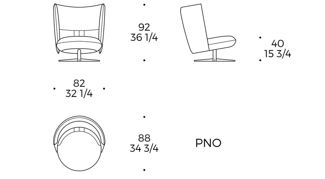 Кожаное кресло Liu Jo Living Collection ARCH-00066603 - Вид №4