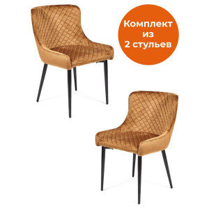 Кухонный стул Eli (mod. 8202) 83х62х53 см ткань цвет коричневый TETCHAIR КОЛЛЕКЦИЯ MODERN
