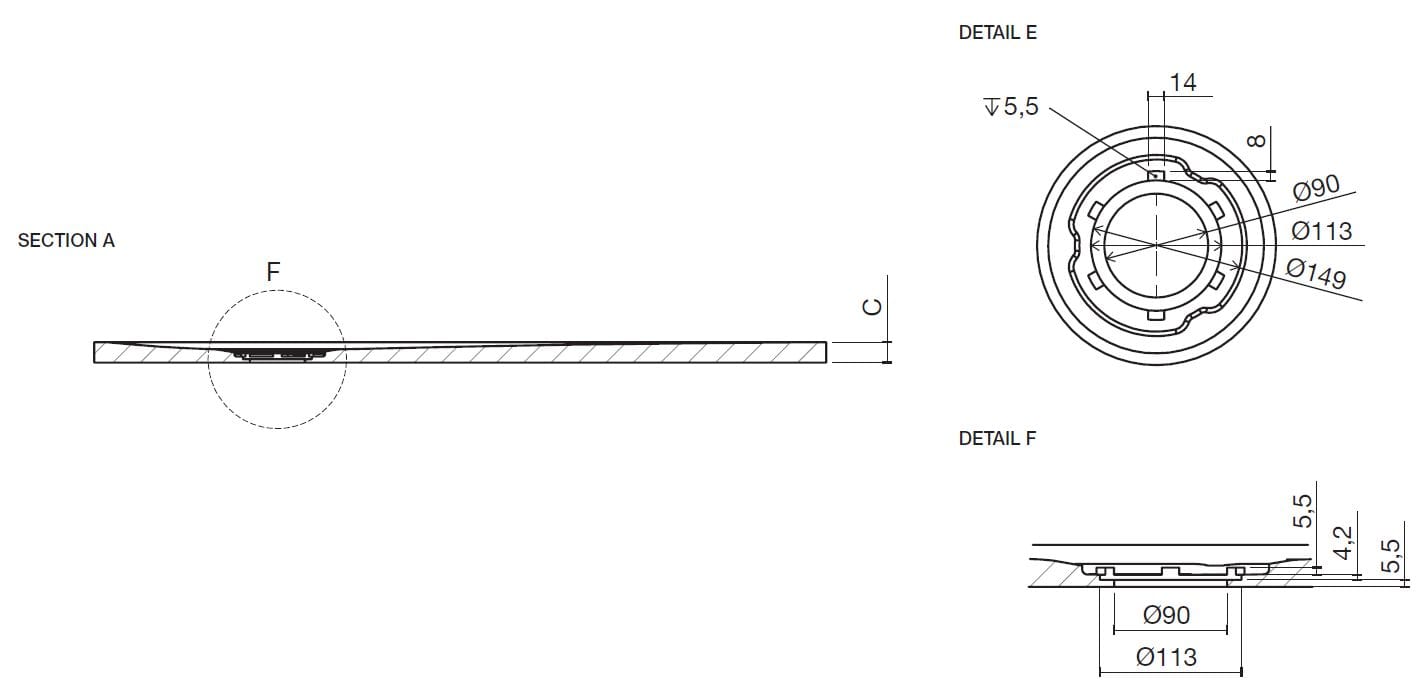 Прямоугольный поддон для душа Fiora Selene ARCH-00050324 - Вид №7