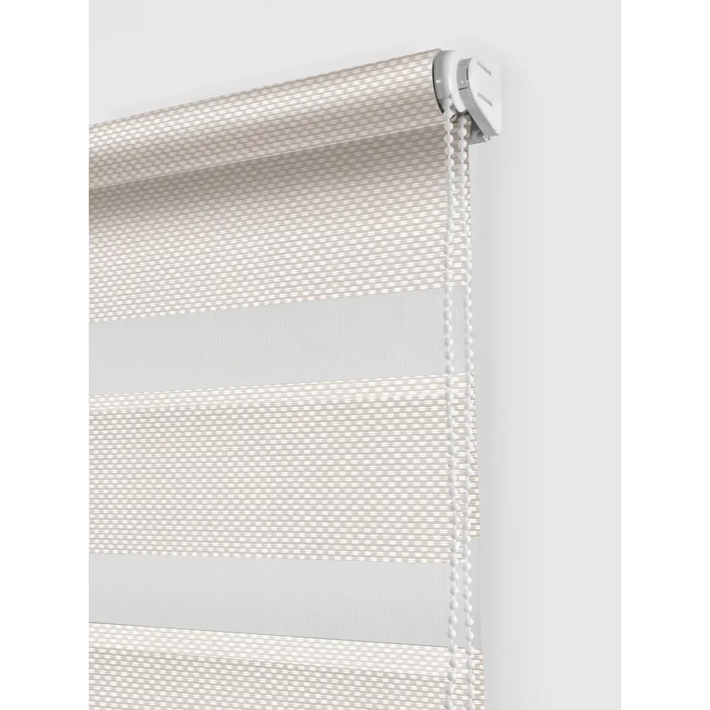 Штора рулонная день-ночь Liza 80x160 см бежевая MIAMOZA Коллекция 2024г STLM-2094859 - Вид №1