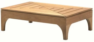 Ethimo Прямоугольный столик для сада из тика Village Vitr0100
