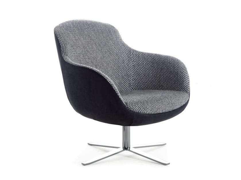 Тканевое вращающееся кресло GRUPPO FOX день Фокса ARCH-00109531