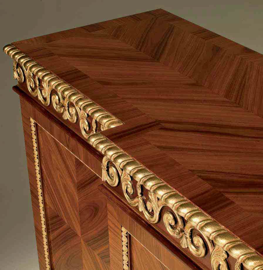 Шкаф из розового дерева с дверцами OAK Галерея ARCH-00117531 - Вид №1