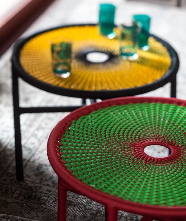 Журнальный столик из стали и цветной полиэтиленовой проволоки MOROSO M'afrique ARCH-00065234 - Вид №11