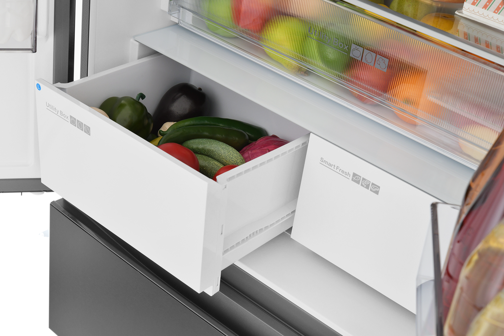 9235922 Холодильник многодверный   ZUGEL ZRFDI470XB Slot-In черный STDN-0091085 - Вид №7