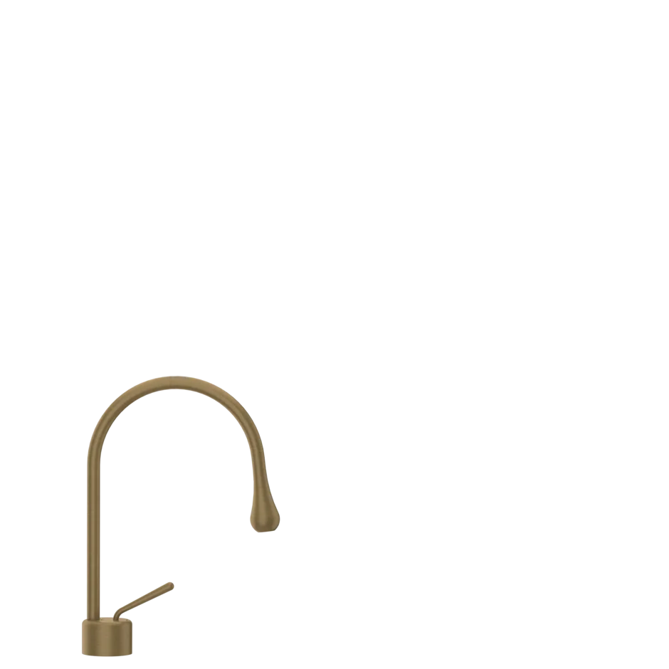 Смеситель для умывальника 33601 713 Gessi Goccia СТАРИННАЯ ЛАТУНЬ 33601713