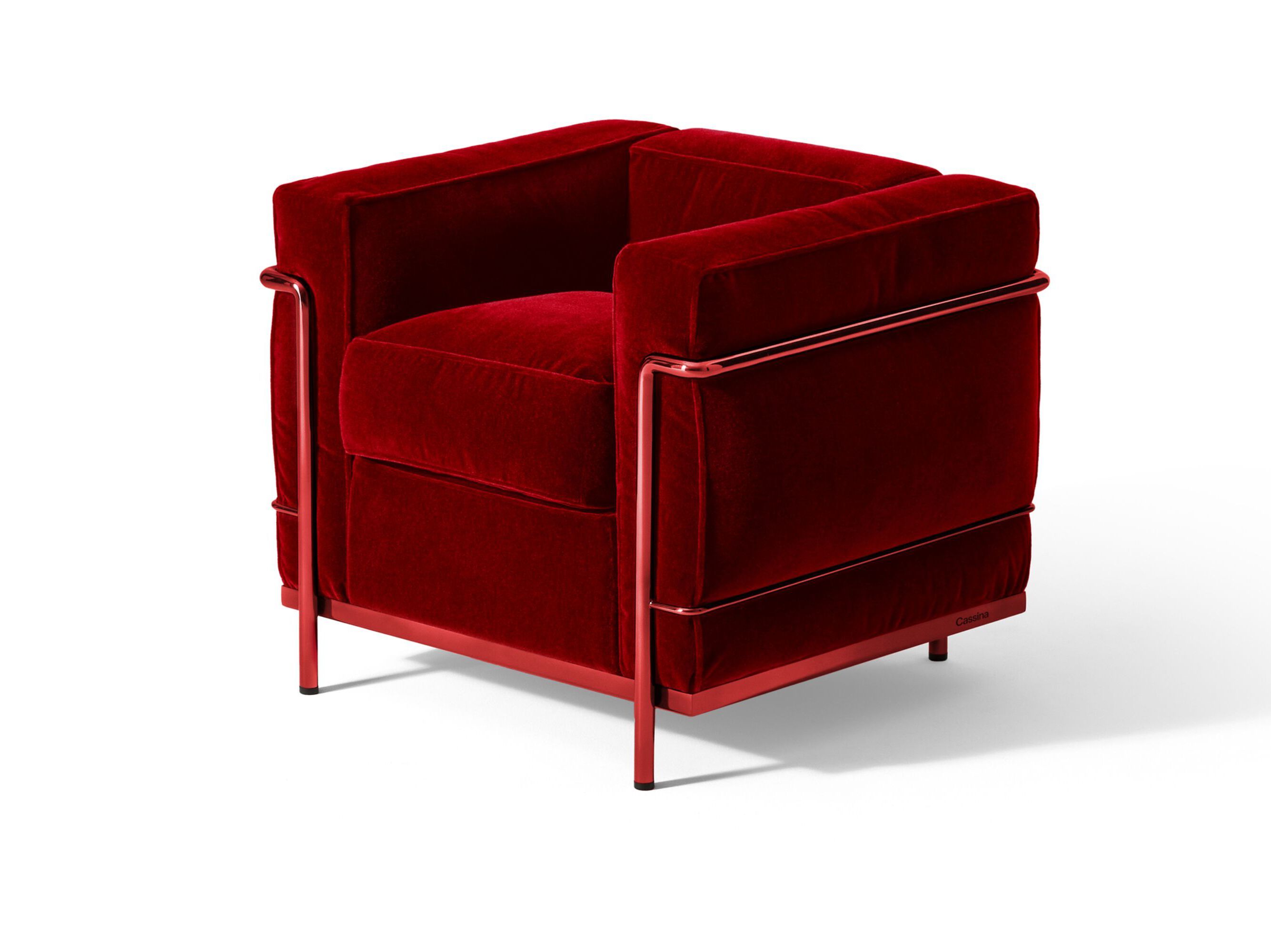 Бархатное кресло с подлокотниками CASSINA LC ARCH-00036387 - Вид №8