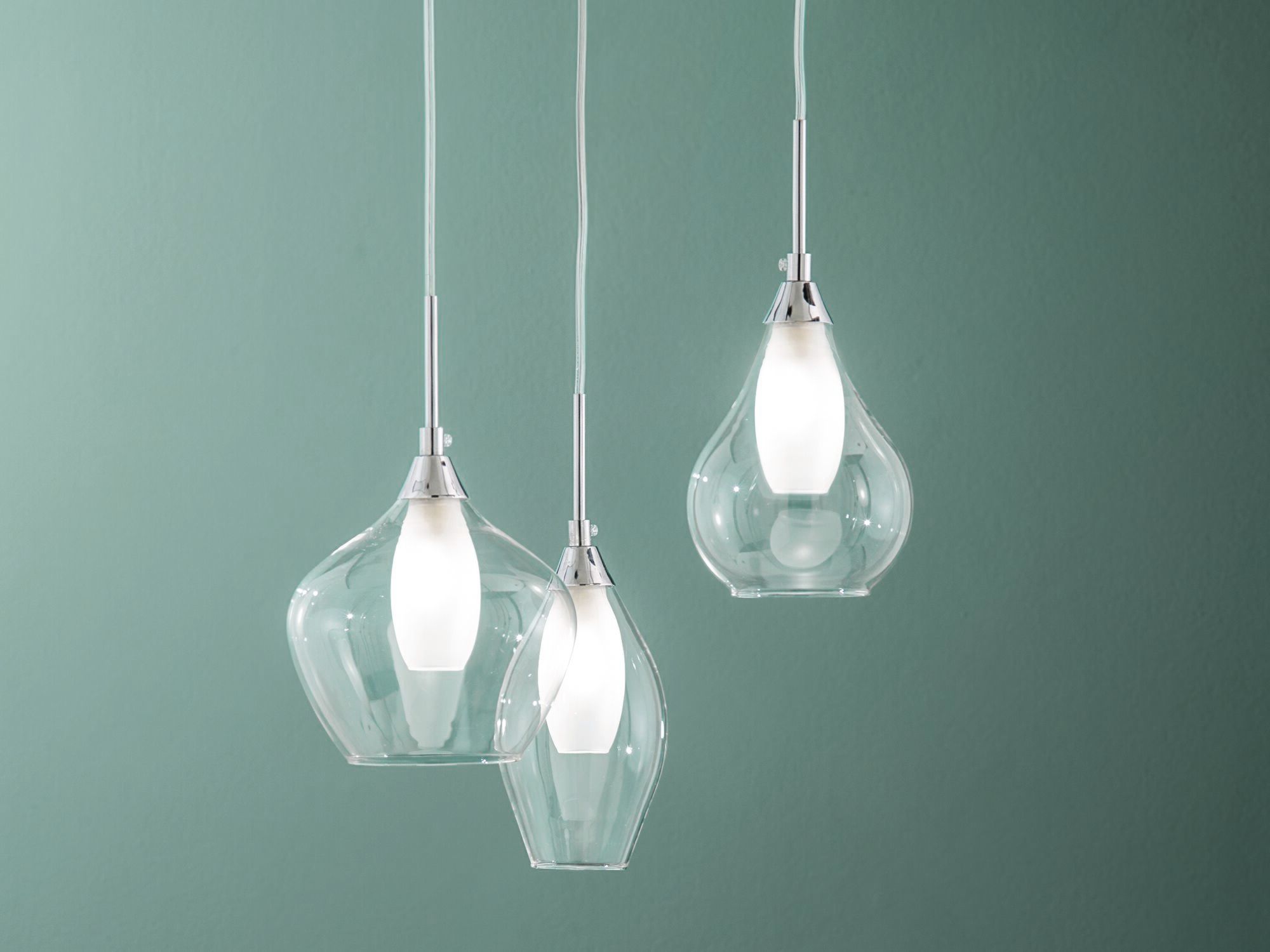 Стеклянный светодиодный подвесной светильник Fan Europe Lighting дизайн окружающего света ARCH-00095481