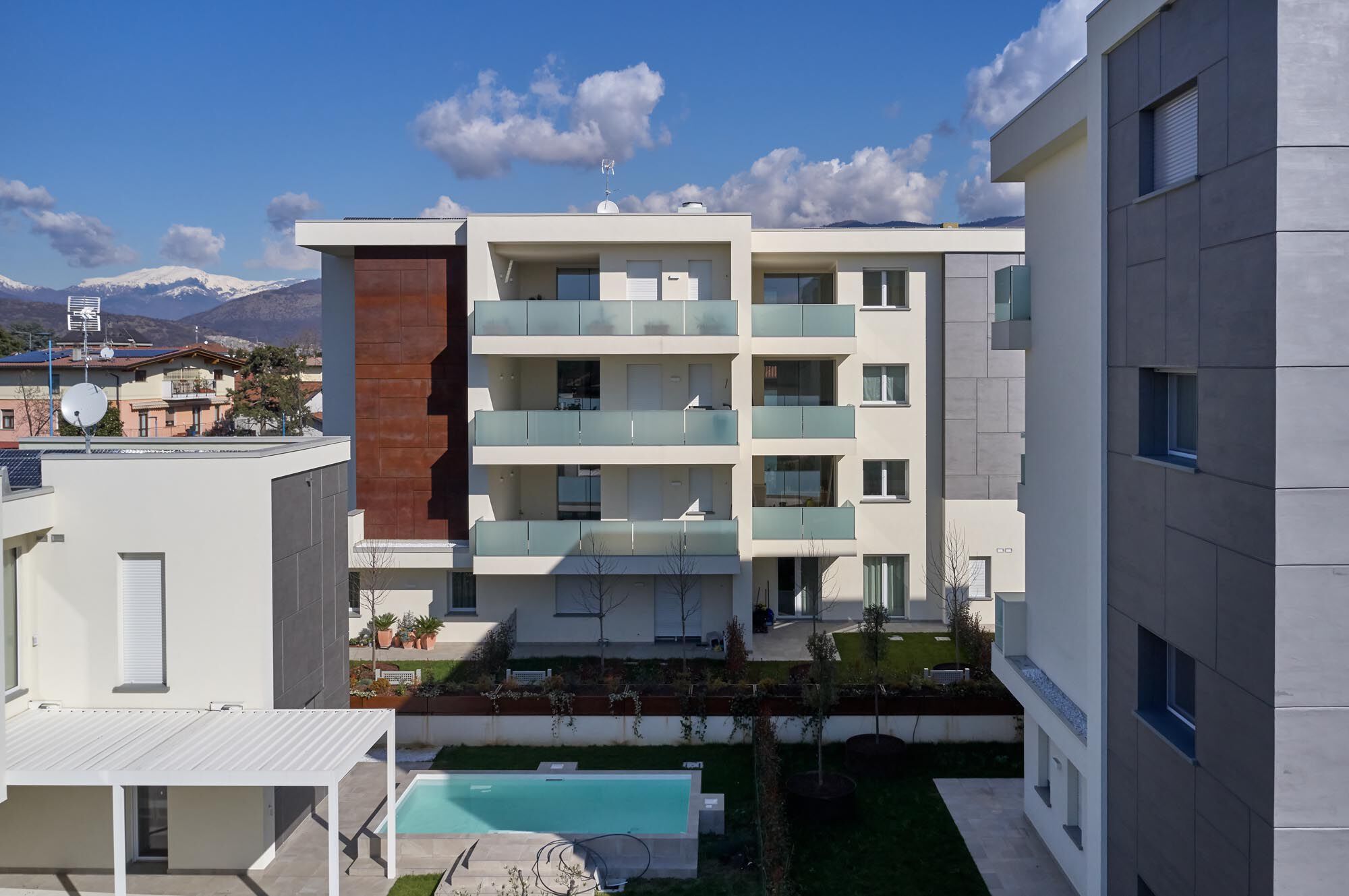 Стеклянный парапет для окон и балконов ALUVETRO система балюстрады GARDA ARCH-00040572 - Вид №3