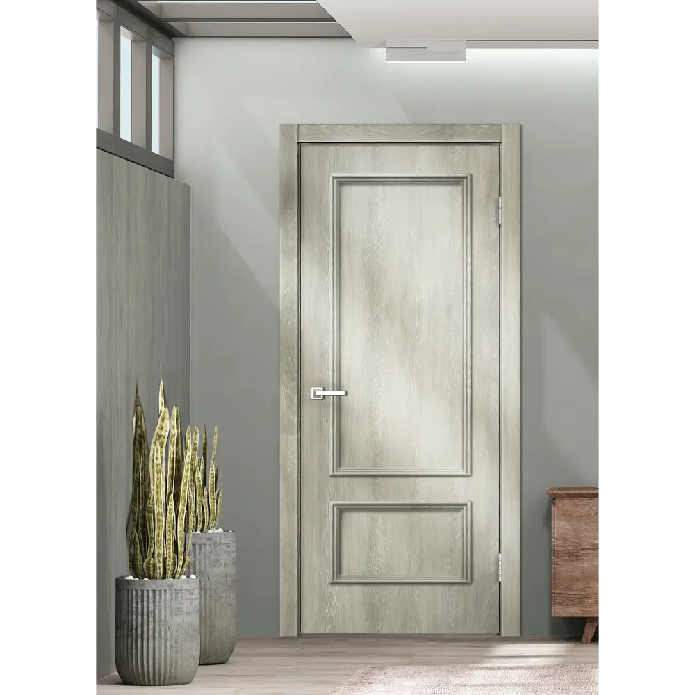 Дверь межкомнатная глухая Престиж 90x200 см цвет дуб Santreyd STLM-2018748 - Вид №7