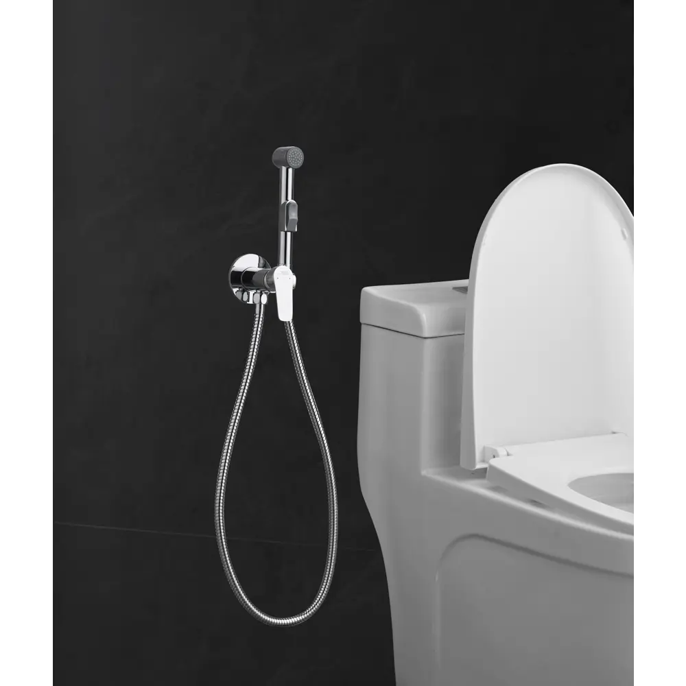 Гигиенический душ KONSENSA Силла KA2400, набор со смесителем, цвет хром STLM-2205647 - Вид №1