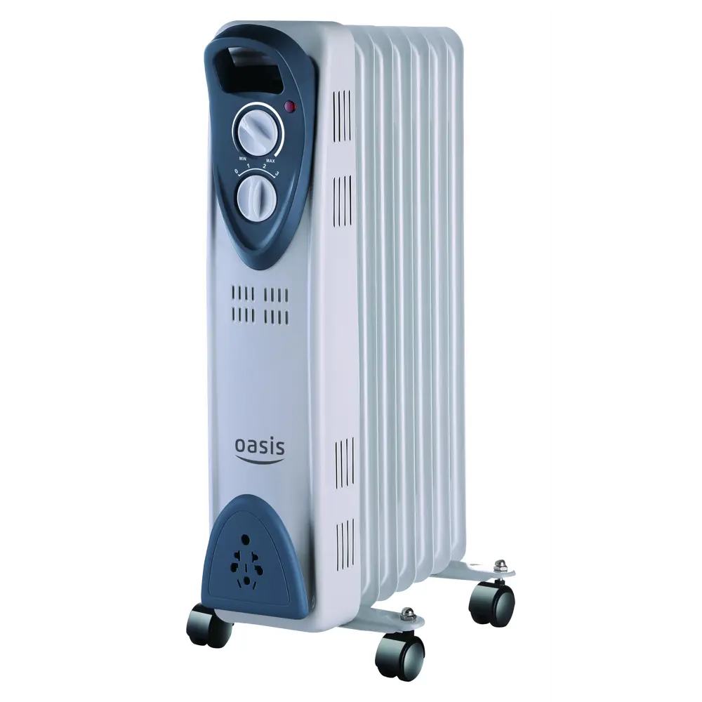 Обогреватель масляный Oasis UT-15 с механическим термостатом, 1500 Вт, 7 секций STLM-2043252
