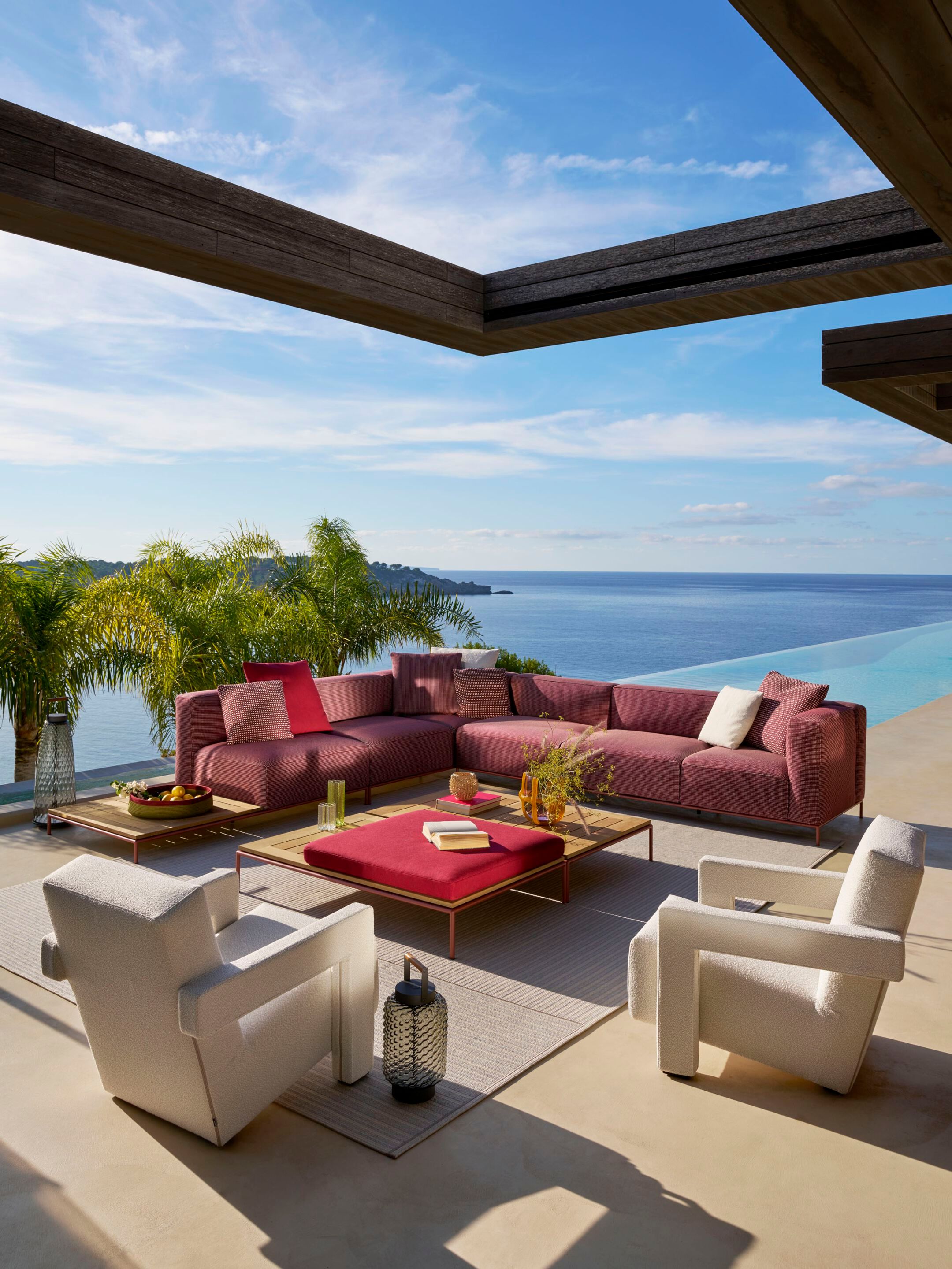 Низкий садовый столик в ироко CASSINA Mex-Hi Outdoor ARCH-00074152 - Вид №3