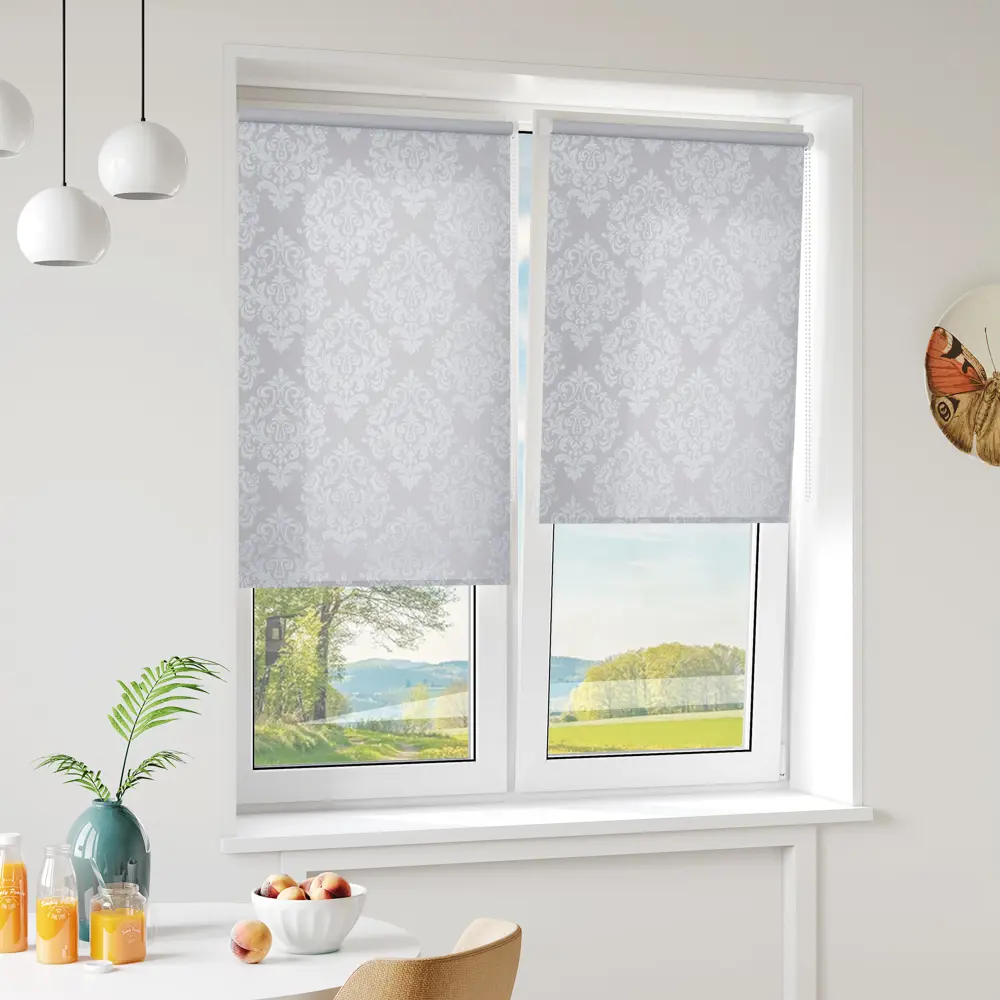 Штора рулонная Монца 40x160 см серая MIAMOZA STLM-2127471 - Вид №2