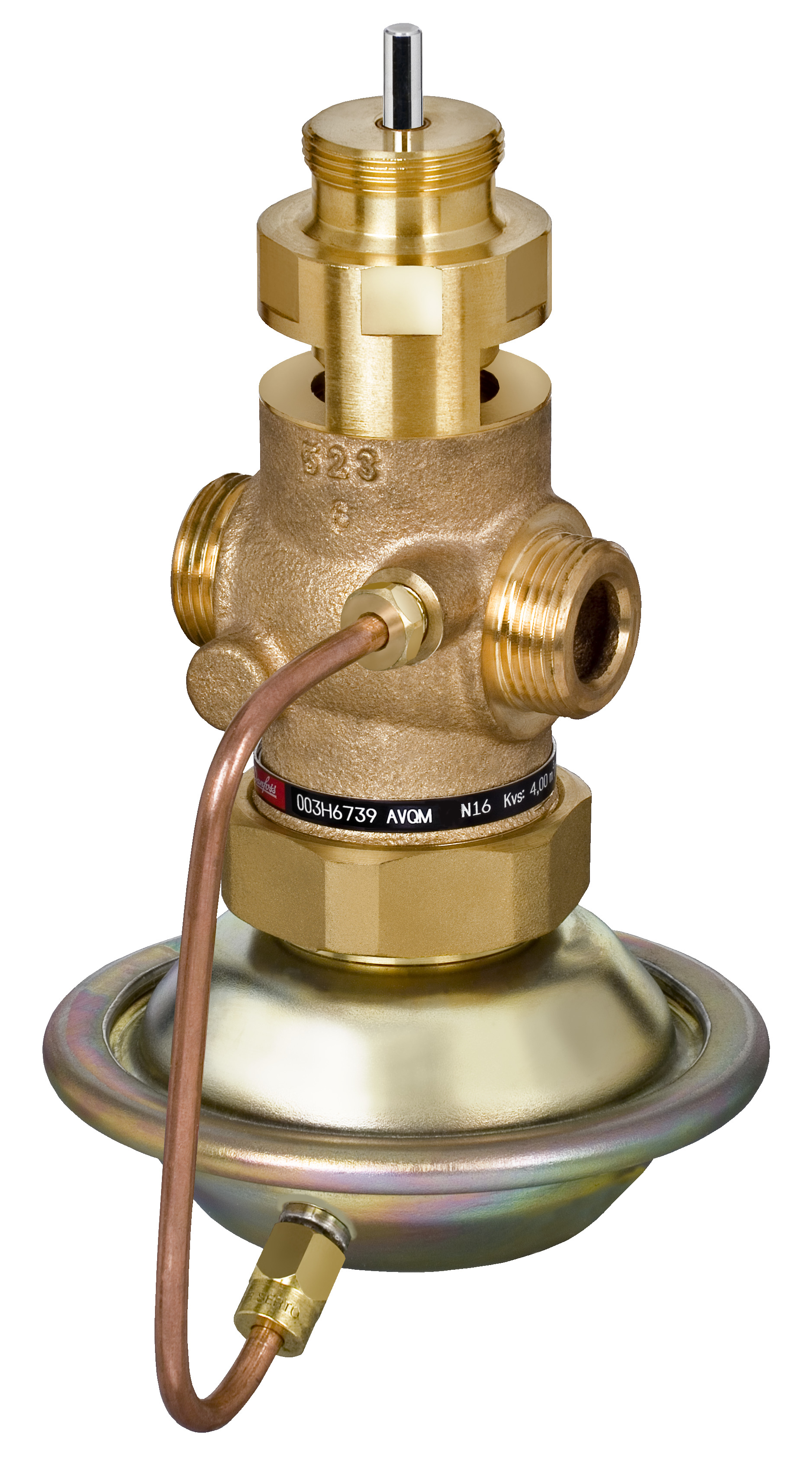 Danfoss Клапан регулирующий комбинированный AVQM с наружной резьбой или фланцевый Комб. р-рAVQM PN16 32/10//0,2/резьб. 003H6740  - Вид №17